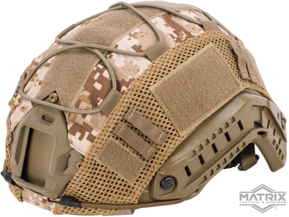 Matrix Bump Type Helmet Cover w/ Elastic Cord (Color: Digital Desert)