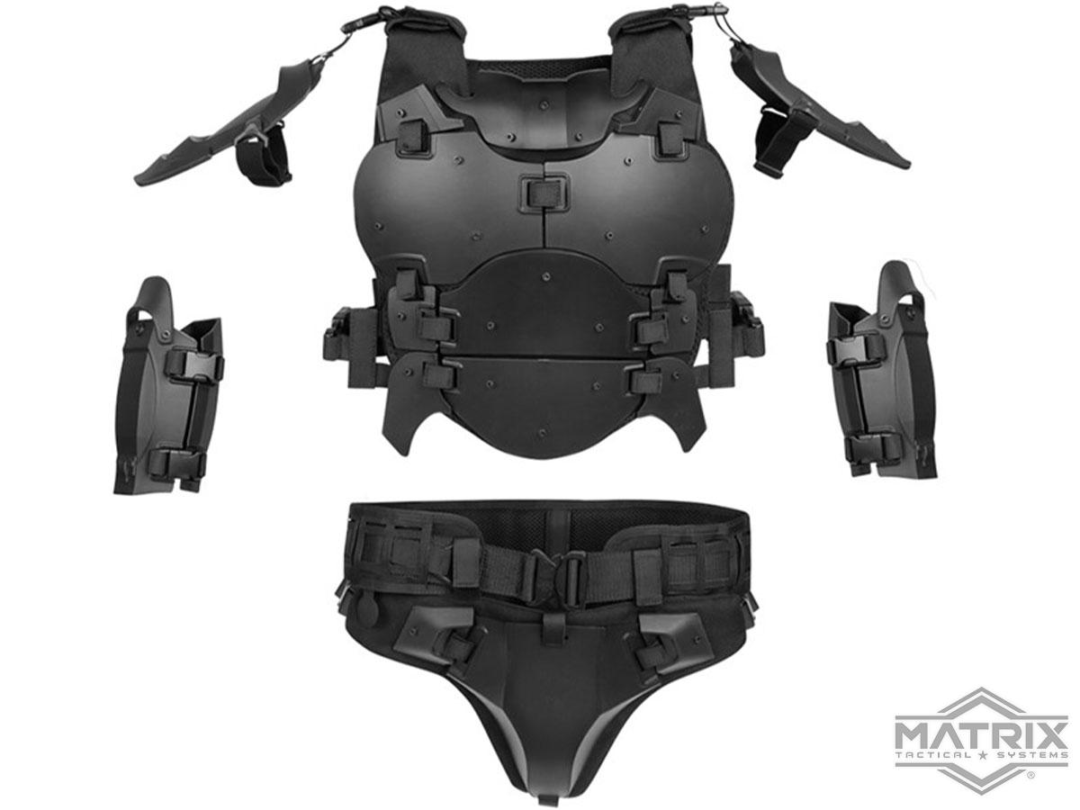 Matrix Full-Coverage Body Armor Suit (Color: Black)