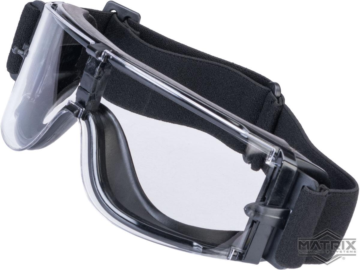 GX-1000 Anti-Fog Safety Shooting Goggle System w/ CD Kane Strap (Lens: Clear / Black Frame w/o Carry Case)