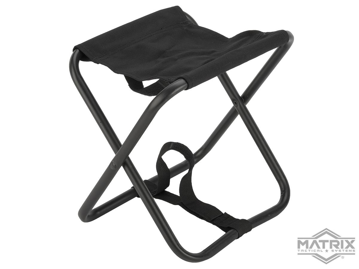 Matrix Outdoor Multifunctional Folding Chair (Color: Black)