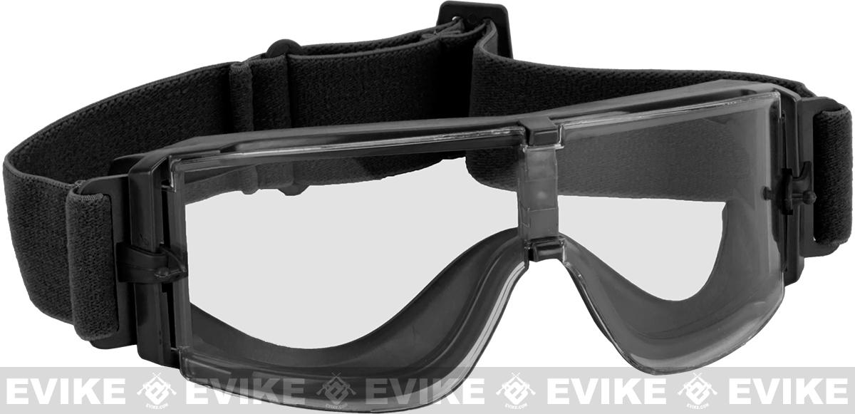 GX-1000 Anti-Fog Safety Shooting Goggle System w/ CD Kane Strap (Lens: Clear / Black Frame)