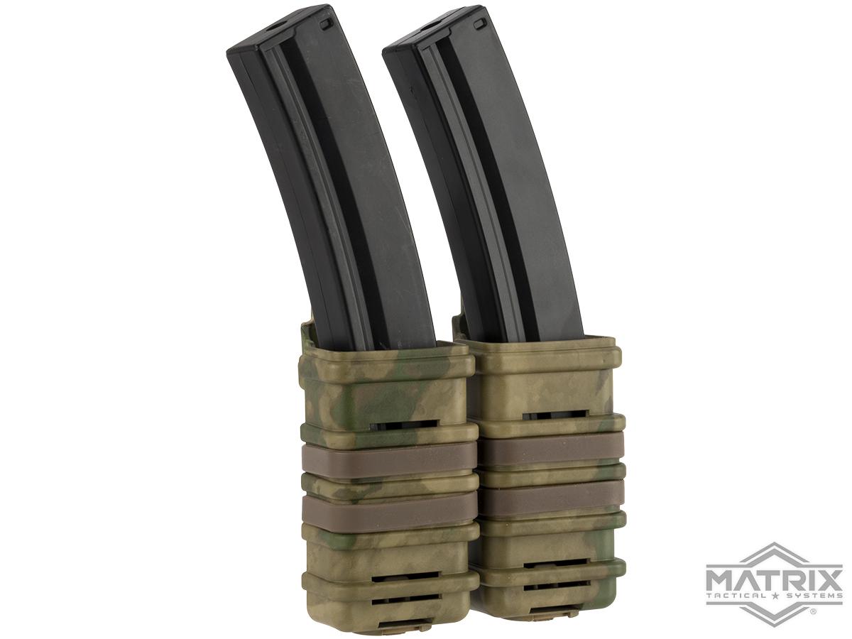 Fast Hard Shell Magazine Holsters Set of 2 for MP7 MP5 Pistol SMG (Color: Arid Foliage)
