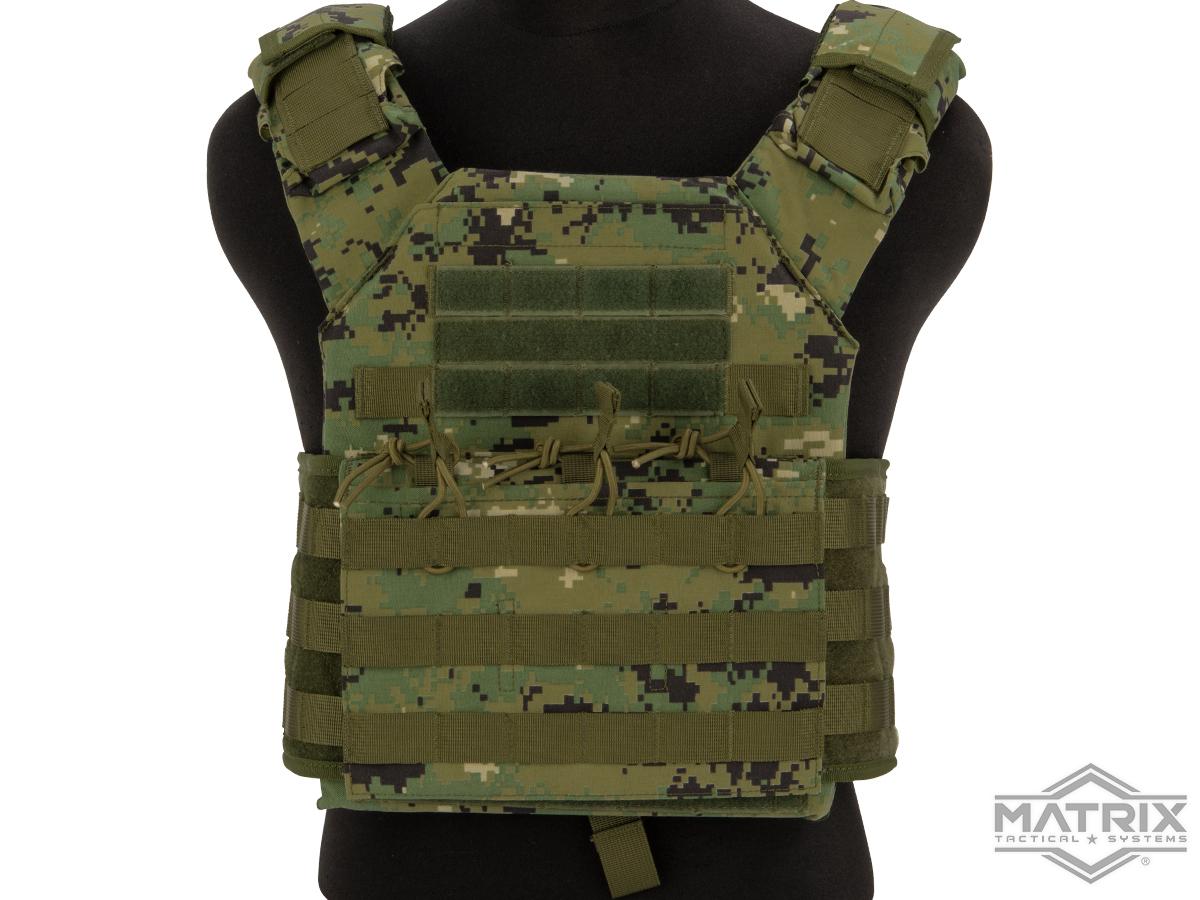 Evike Airsoft Matrix Level-2 Tactical Vest with Integrated Magazine Pouches 