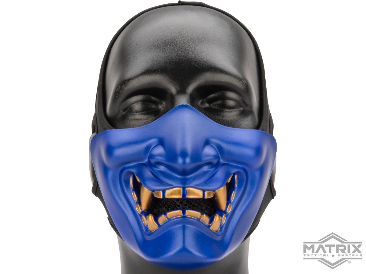 Matrix Devil Half Mask (Color: Blue)