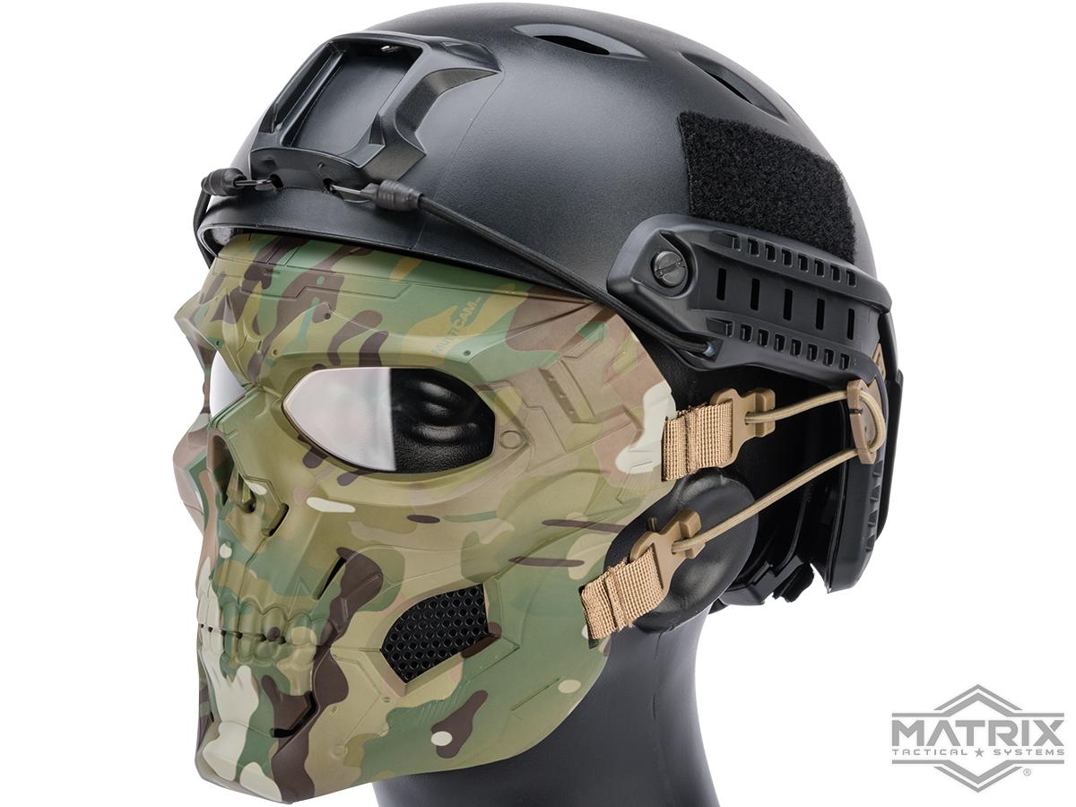 Matrix Skull Messenger Prop Costume Face Mask (Color: Multicam)