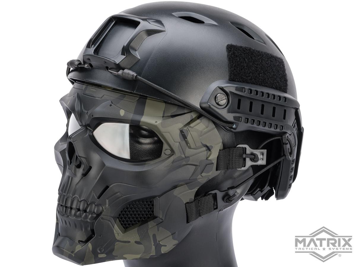 Matrix Skull Messenger Prop Costume Face Mask (Color: Multicam Black)