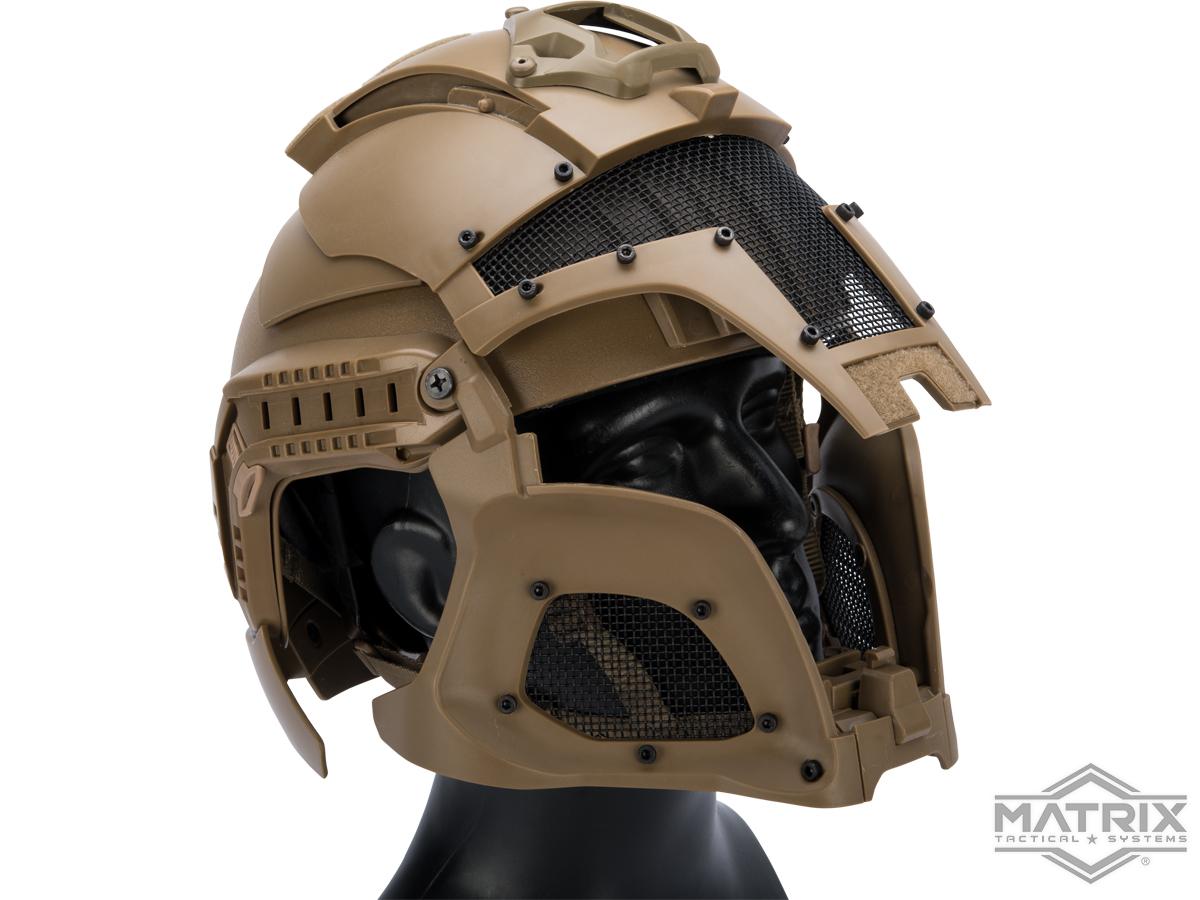 Outdoor Tactical Retro Medieval Iron Warrior Helmet Motorcycle Airsoft Mask Prop 