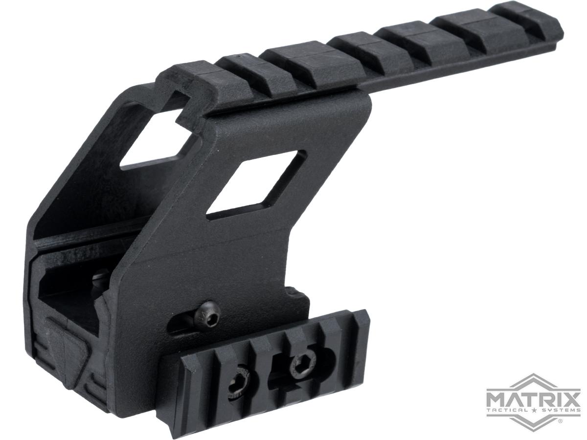 Matrix Custom Pistol Brawler Kit for Elite Force / UMAREX GLOCK Airsoft Gas Blowback Pistols (Color: Black / Rail Only)