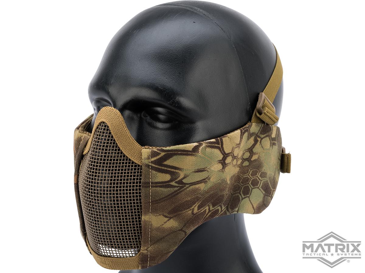 Matrix Battlefield Elite Mesh Mask w/ Integrated Ear Protection (Color: Mandrake)