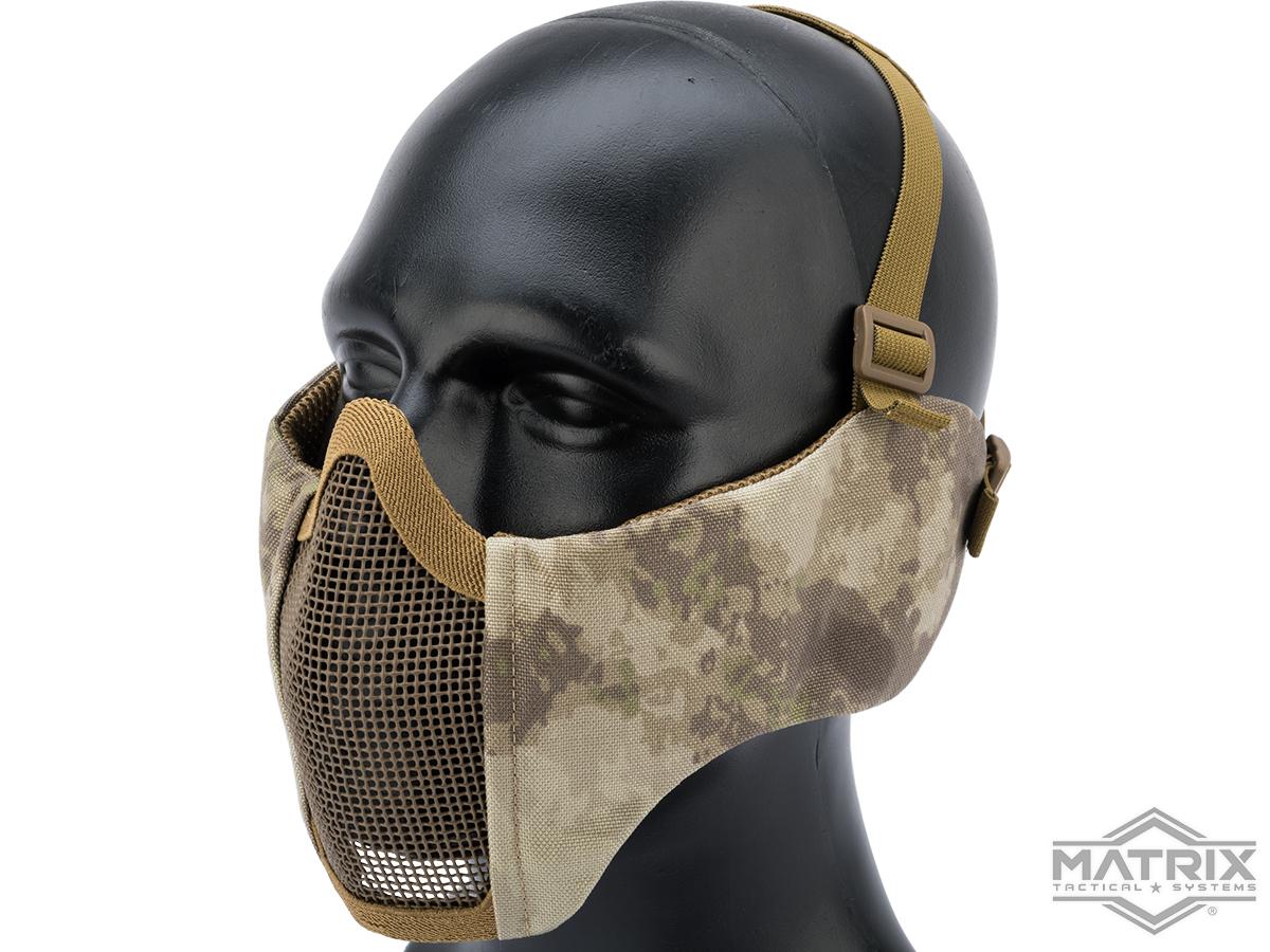 Matrix Battlefield Elite Mesh Mask w/ Integrated Ear Protection (Color: ATACS AU)