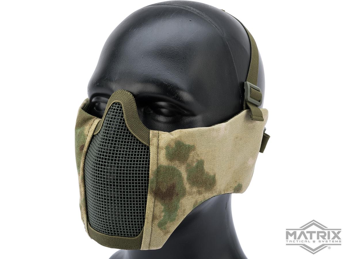 Matrix Battlefield Elite Mesh Mask w/ Integrated Ear Protection (Color: ATACS FG)