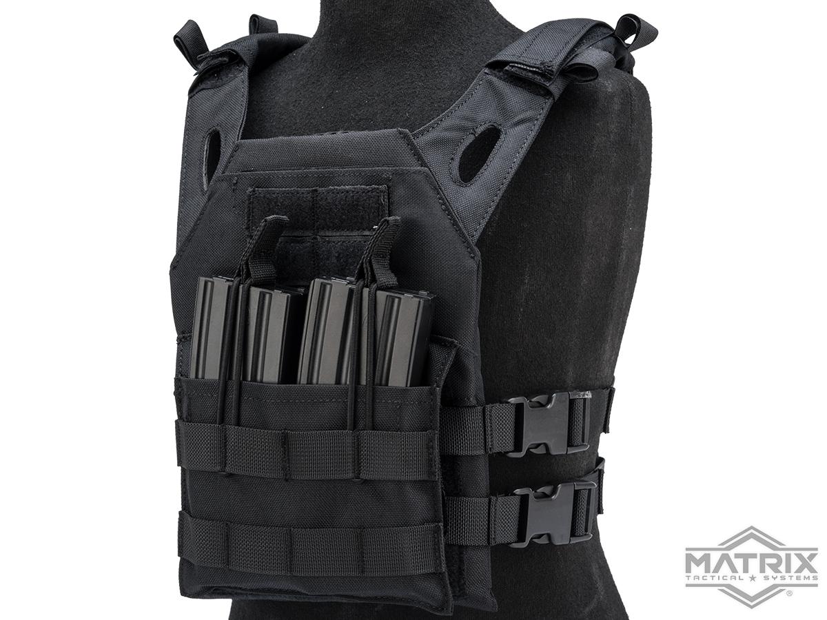 Matrix Level-1 Child Size Plate Carrier (Color: Black)