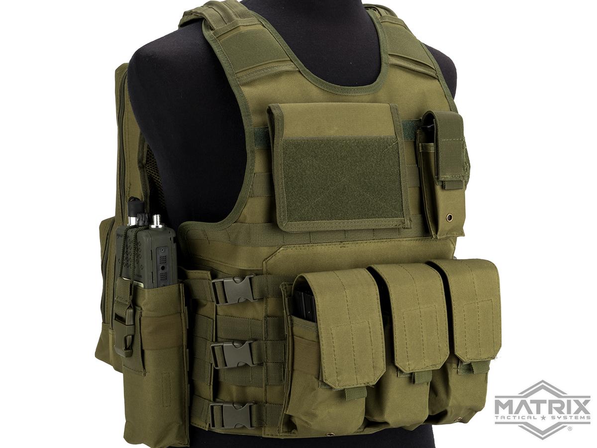 Matrix MEA ModII Tactical Vest (Color OD Green), Tactical Gear/Apparel