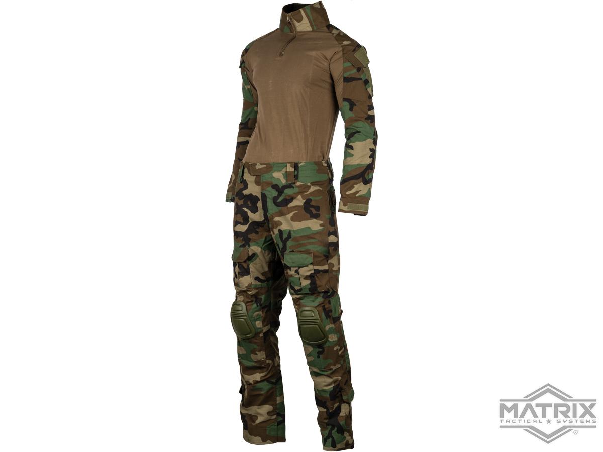 Matrix Combat Uniform Set (Color: Woodland / XLarge)