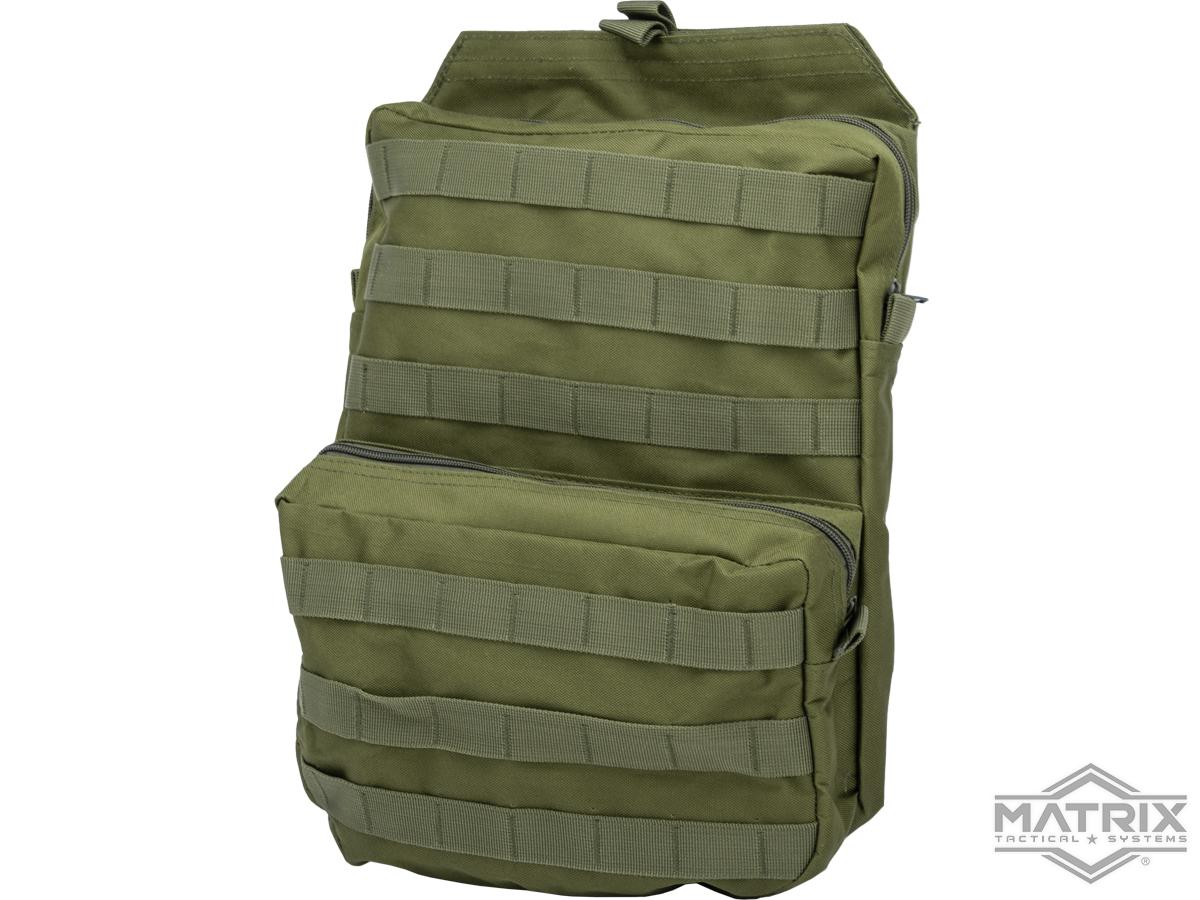 Matrix MOLLE Assault Back Panel for Plate Carriers (Color: OD Green)