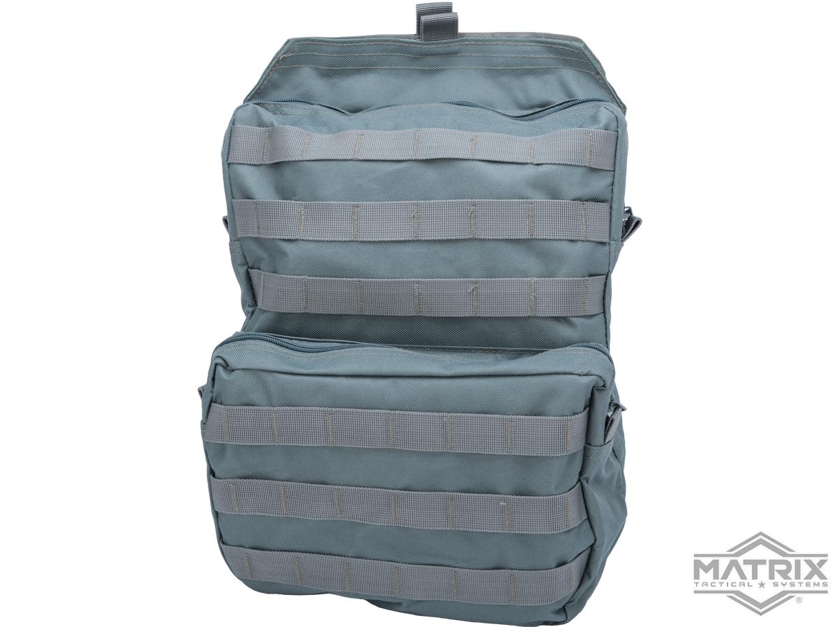 Matrix MOLLE Assault Back Panel for Plate Carriers (Color Grey