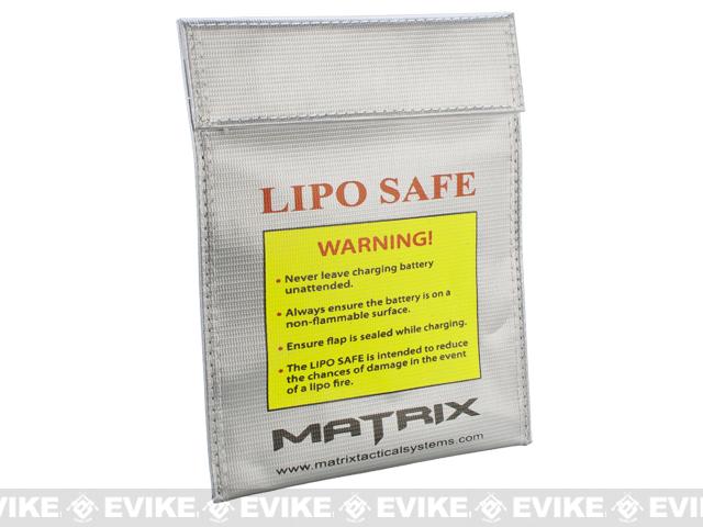 Matrix LIPO SAFE Lipoly Battery Charging Container Bag - 9 x 7 (Size: 230mm x 180mm)