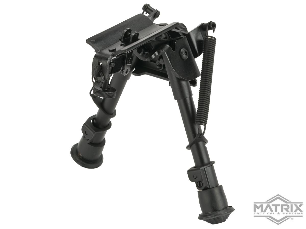 Matrix M030 6" Retractable Harris Type Bipod w/ Swivel Lock