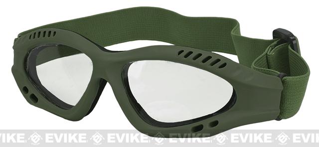 Avengers Zero Tactical Shooting Range / Target Practice Goggles (Color: OD Green)