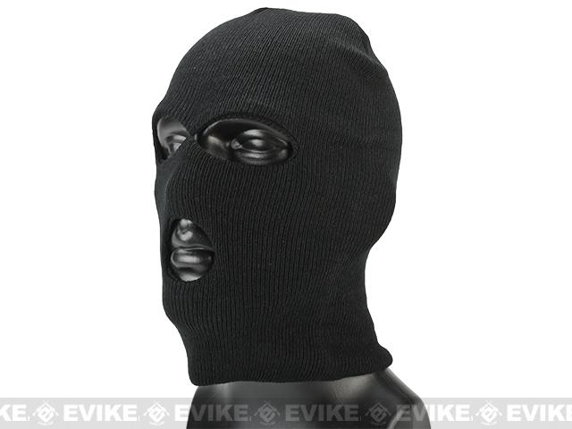 Matrix High Speed 3 Hole Cold Weather Balaclava / Ski Mask - Black