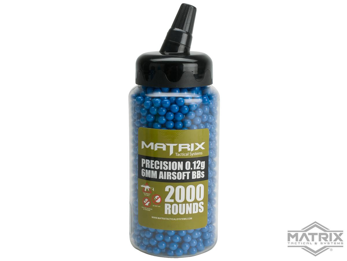 Matrix 0.12g Match Grade 6mm Airsoft BBs in Loading Bottle (Rounds: 2,000)