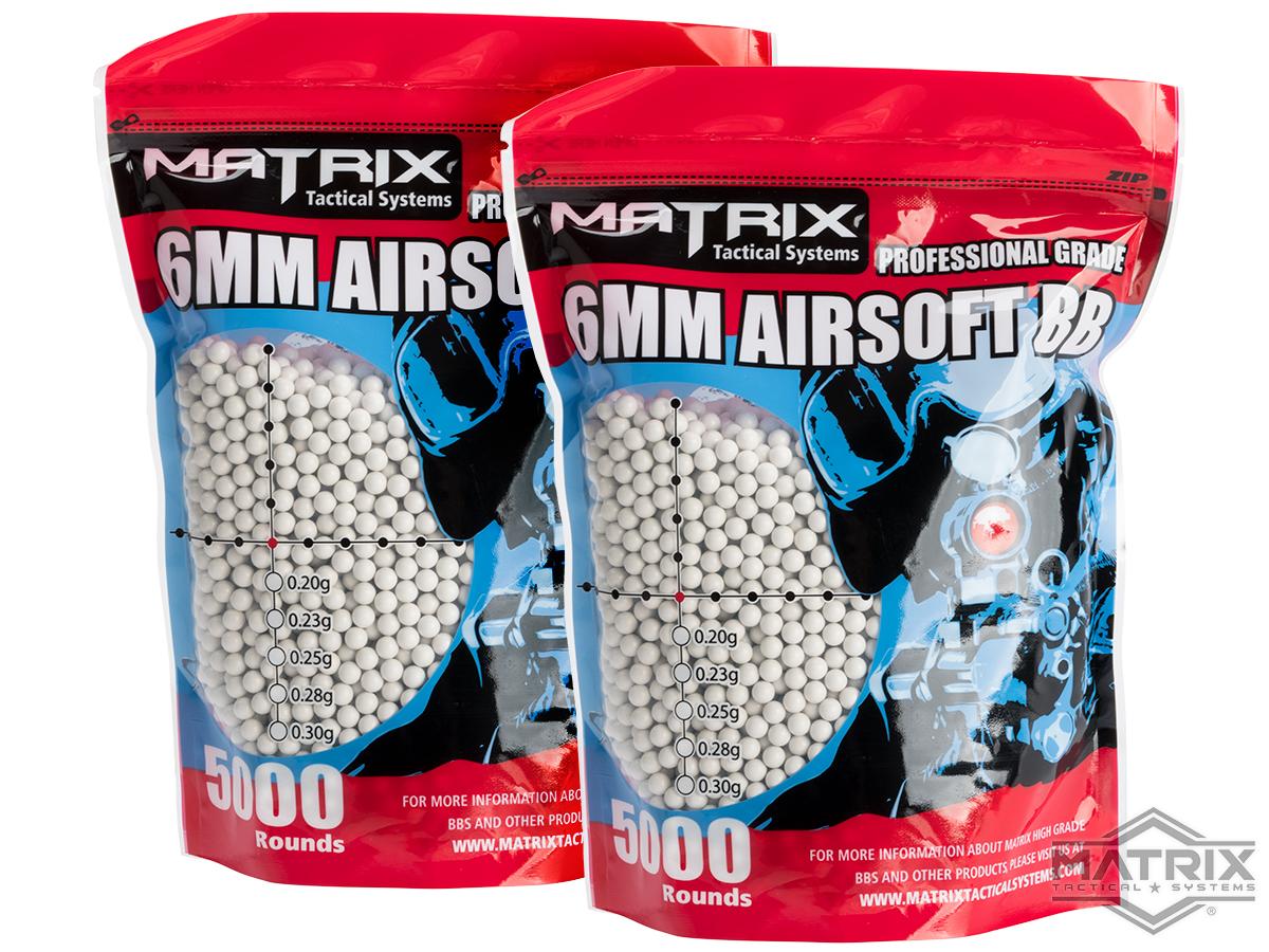 Matrix Match Grade 6mm Airsoft BBs (Color: .20g / 10000 Rounds / White)
