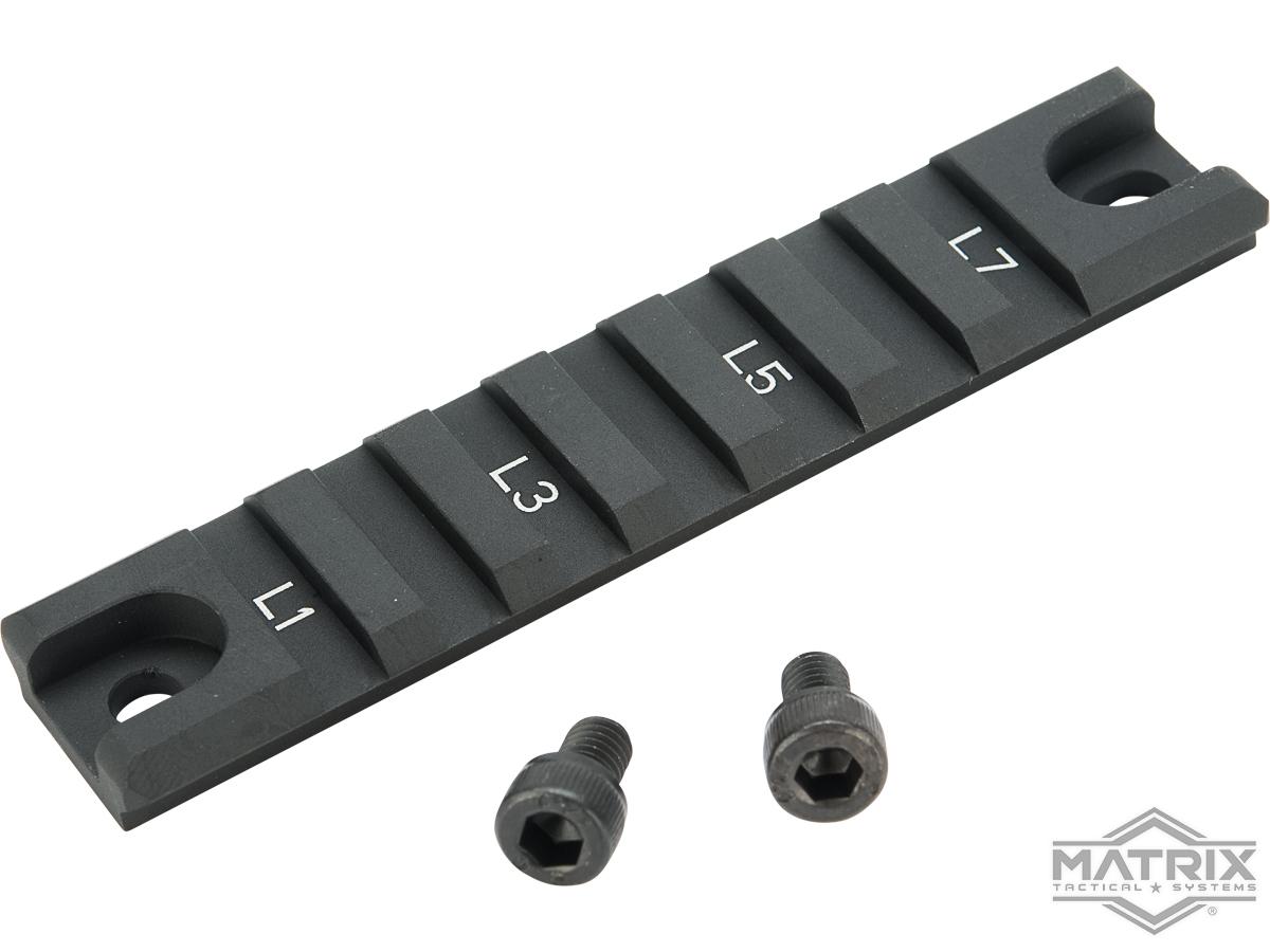 Matrix G36 Handguard Picatinny CNC Rail Set (Color: Black / 1pc Short)