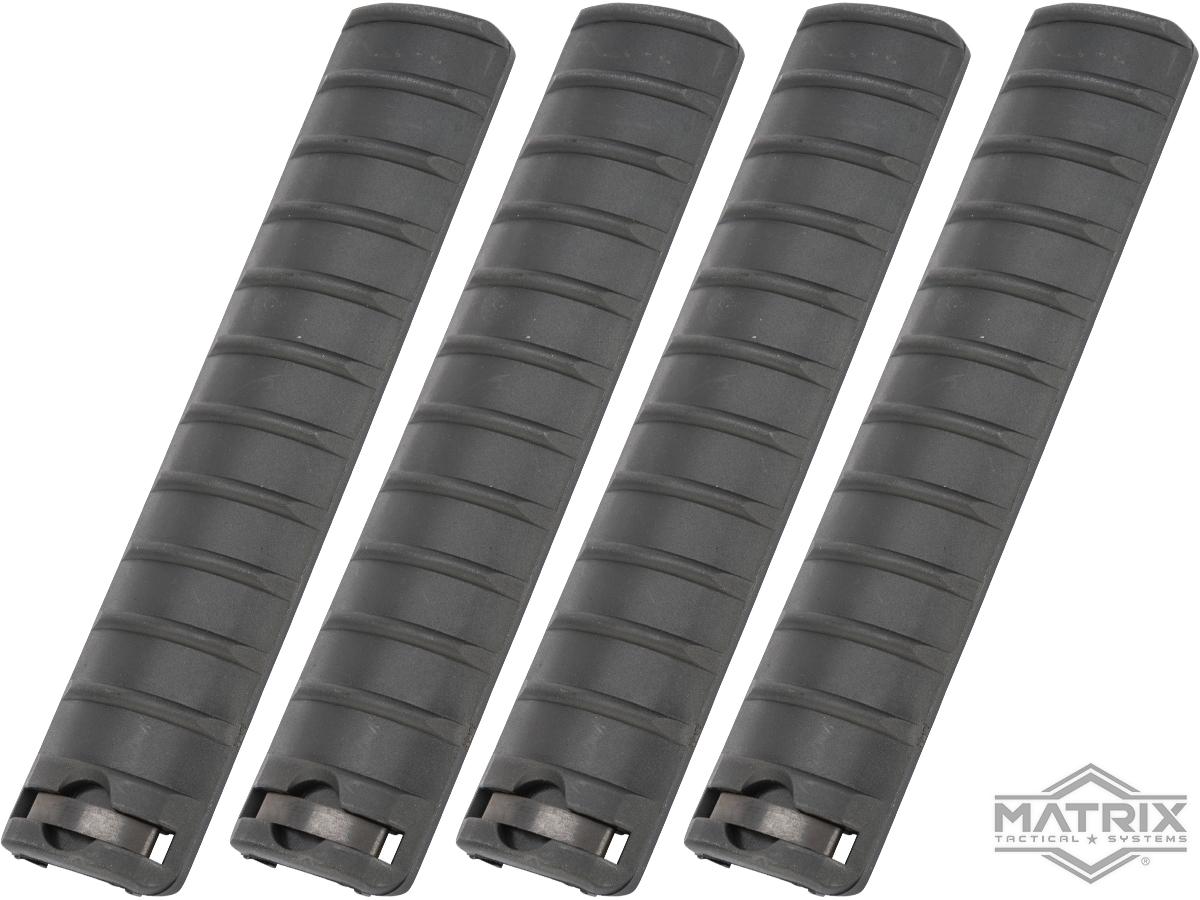 Matrix Polymer Ribbed 6.5 Rail Cover Panel (Color: Black / Set of 4)