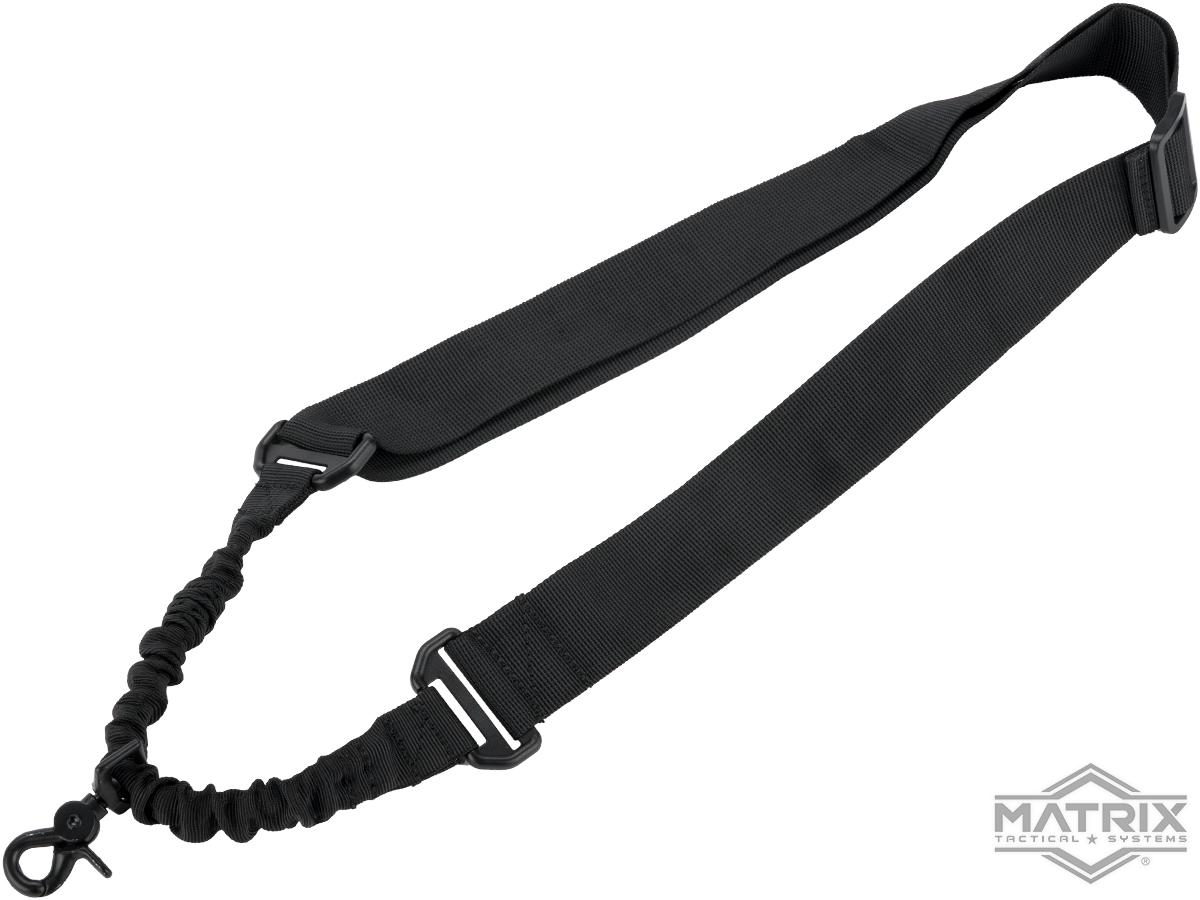 Matrix Tactical Gear Single Point Bungee Rifle Sling (Color: Black