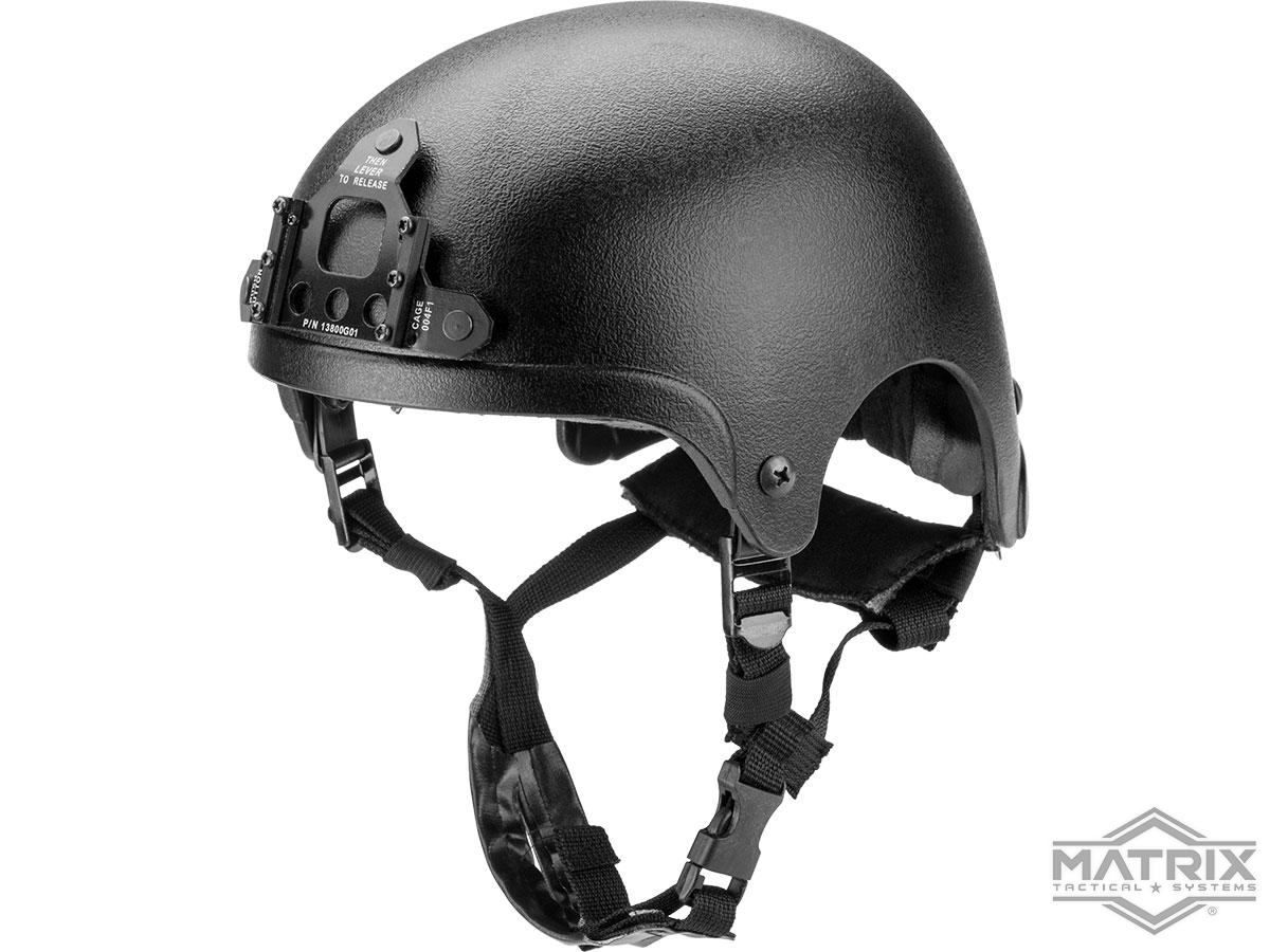 Matrix Light Weight IBH Airsoft Helmet w/ NVG Mount (Color: Black)