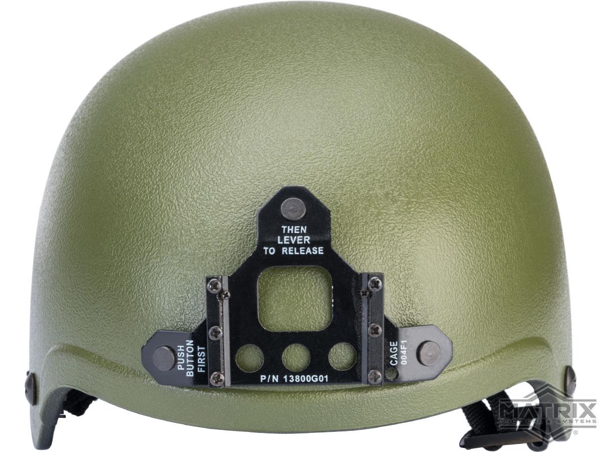 Matrix Light Weight IBH Airsoft Helmet w/ NVG Mount (Color OD Green