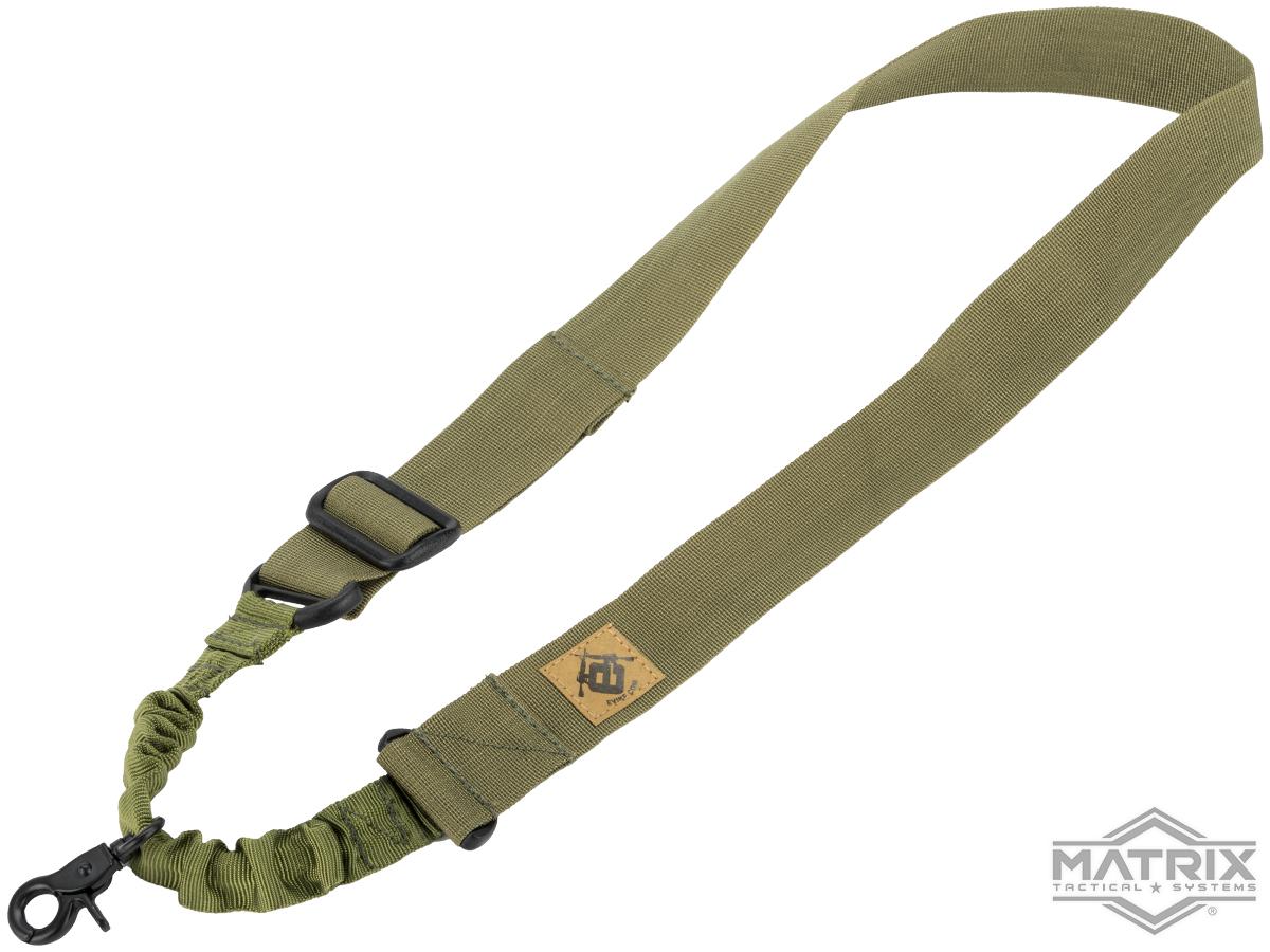 Matrix Tactical Gear Single Point Bungee Rifle Sling (Color: OD Green)