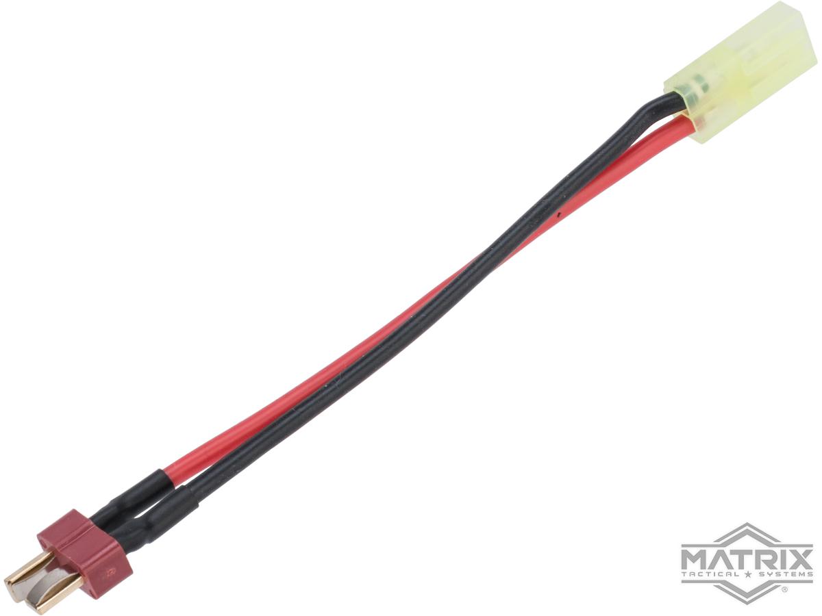 Matrix T-Plug Wiring Adapter (Connector: Male T-Plug Small Female Tamiya), Accessories & Parts, Battery Accessories - Evike.com Airsoft Superstore