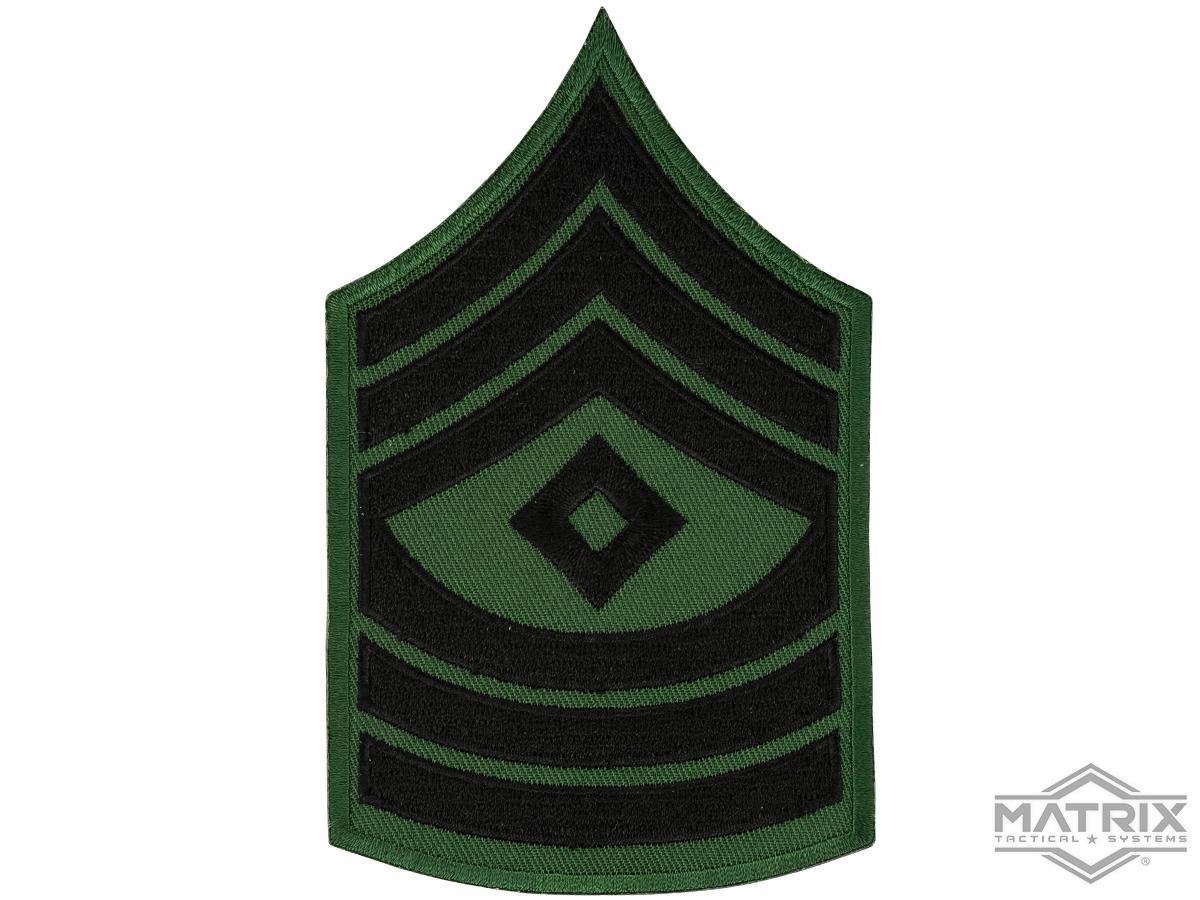 Matrix Military Ranking Embroidery Patch (Style: First Sergeant)