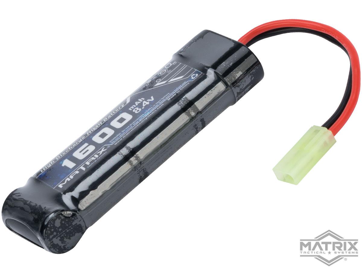 Matrix High Output Small Type Airsoft NiMH Battery (Configuration: 8.4V /  1600mAh / Small Tamiya)