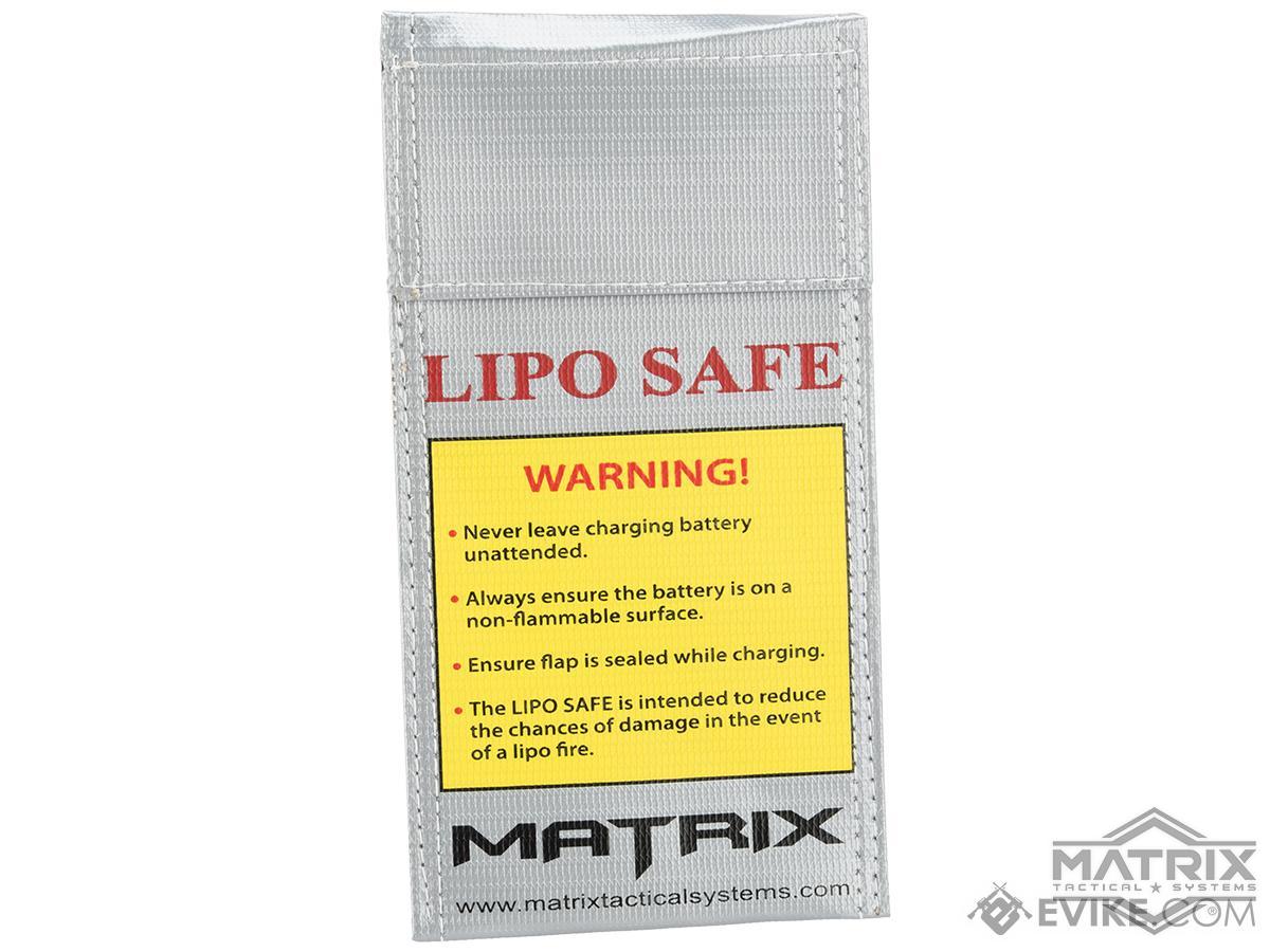 Compose uddøde Maestro Matrix LIPO SAFE Lipoly Battery Charging Container Bag (Size: 100 x 200  mm), Accessories & Parts, Batteries, Battery Accessories - Evike.com  Airsoft Superstore
