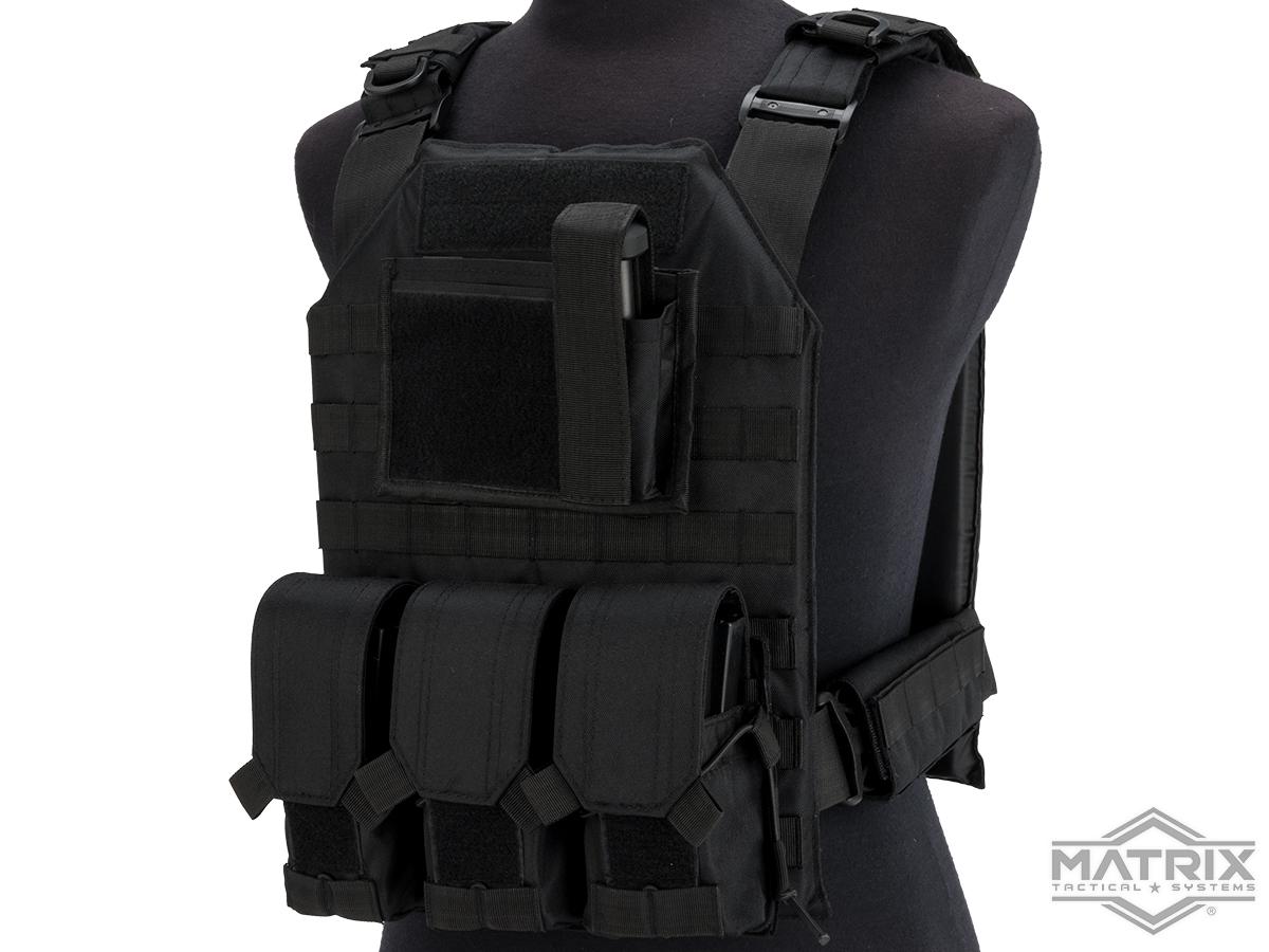 Matrix MTS Commando Elite Plate Carrier Vest (Color: Black