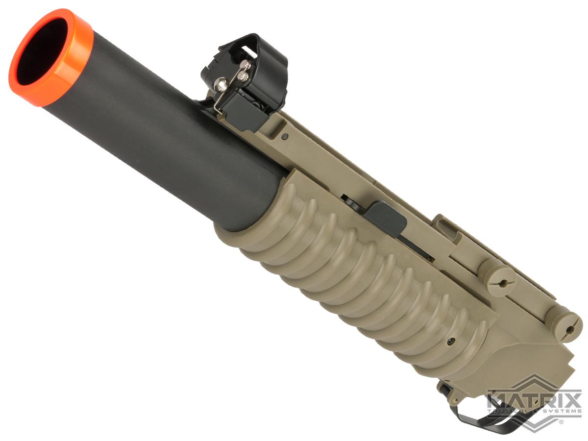 Matrix 40mm M203 Grenade Launcher for M4 M16 Series Airsoft Rifles (Model: Long Type / Desert)