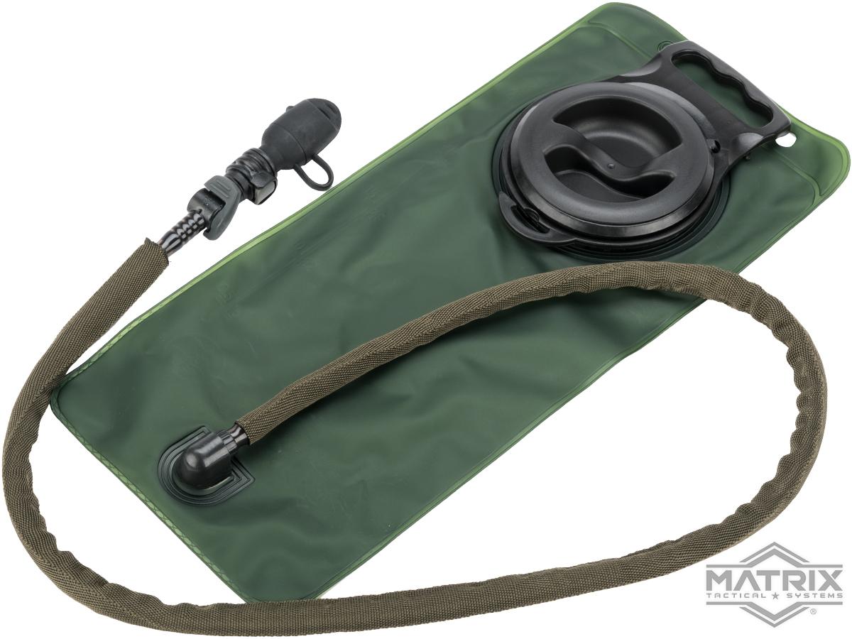 Matrix 2.5L Hydration Bladder with Insulated Hose and Detachable Mouthpiece (Color: OD Tube)