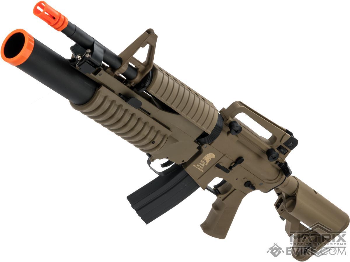Matrix / S&T Sportsline M4 Airsoft AEG Rifle w/ G3 Micro-Switch Gearbox (Model: M4A1 w/ M203 400 FPS 400 FPS / Dark Earth)
