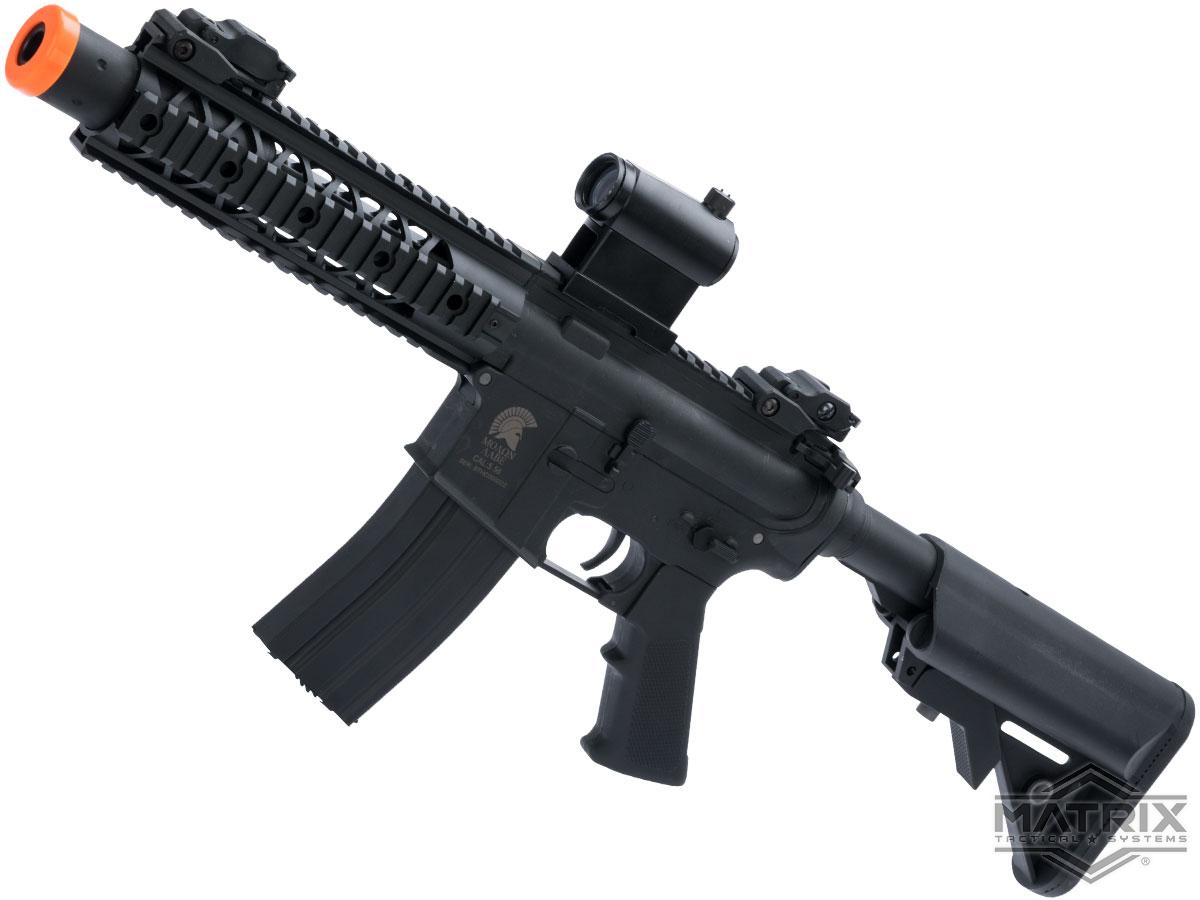 Matrix / S&T Sportsline M4 RIS Airsoft AEG Rifle w/ G3 Micro-Switch Gearbox (Model: Black M4 RIS 8 Stubby)
