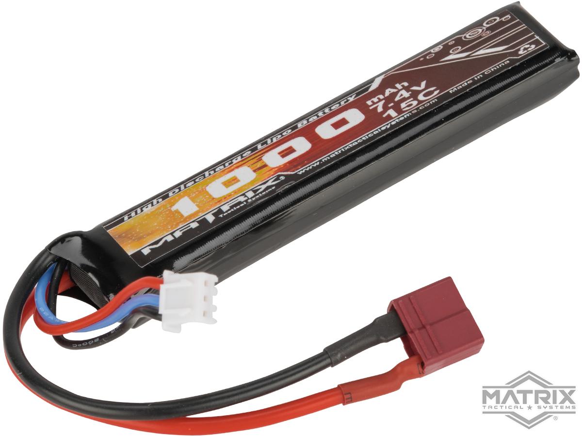 7.4V 1000mAh LiPo Stick Airsoft Battery