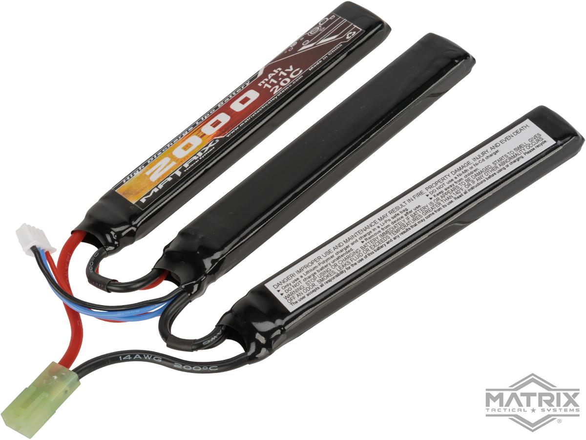 Matrix High Performance 11.1V Butterfly Type Airsoft LiPo Battery