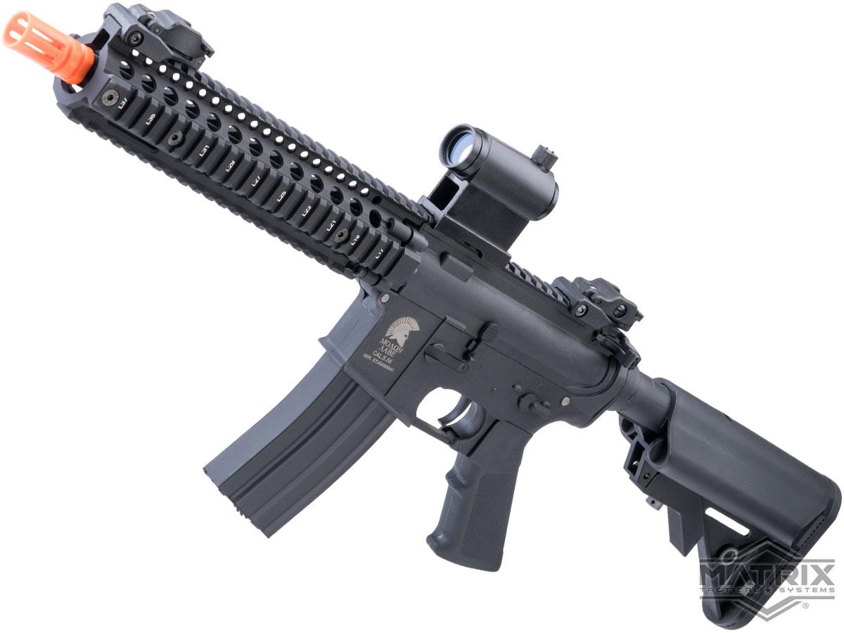 Matrix / S&T Sportsline M4 RIS Airsoft AEG Rifle w/ G3 Micro-Switch Gearbox (Model: Black RIS 9 / 350 FPS)