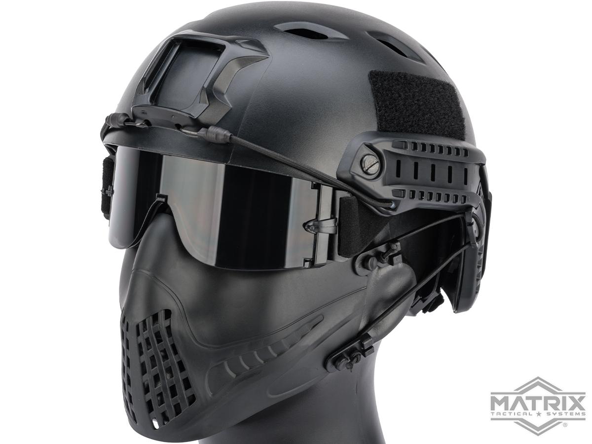 Matrix Pilot Half Mask (Color: Black)