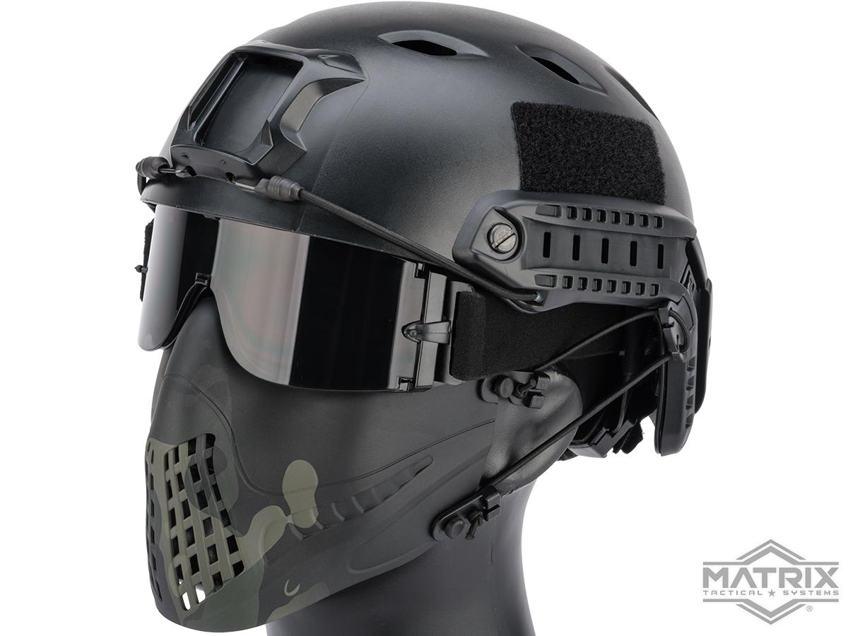 Matrix "Pilot" Half Mask (Color Multicam Black), Tactical Gear/Apparel
