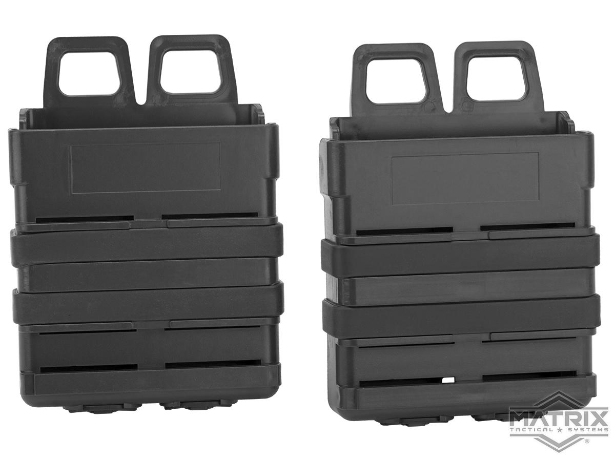 Avengers Fast Hard Shell Magazine Holster - 2x 7.62 X 51mm  Rifle Mag Configuration (Color: Black)