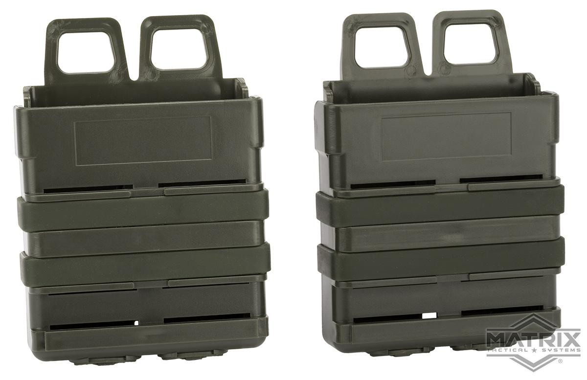 Avengers Fast Hard Shell Magazine Holster - 2x 7.62 X 51mm  Rifle Mag Configuration (Color: OD Green)
