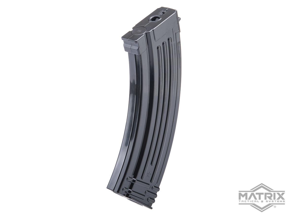 Matrix 30 Round Polymer Midcap Magazine for AK Series Airsoft AEG Rifles (Color: Black)