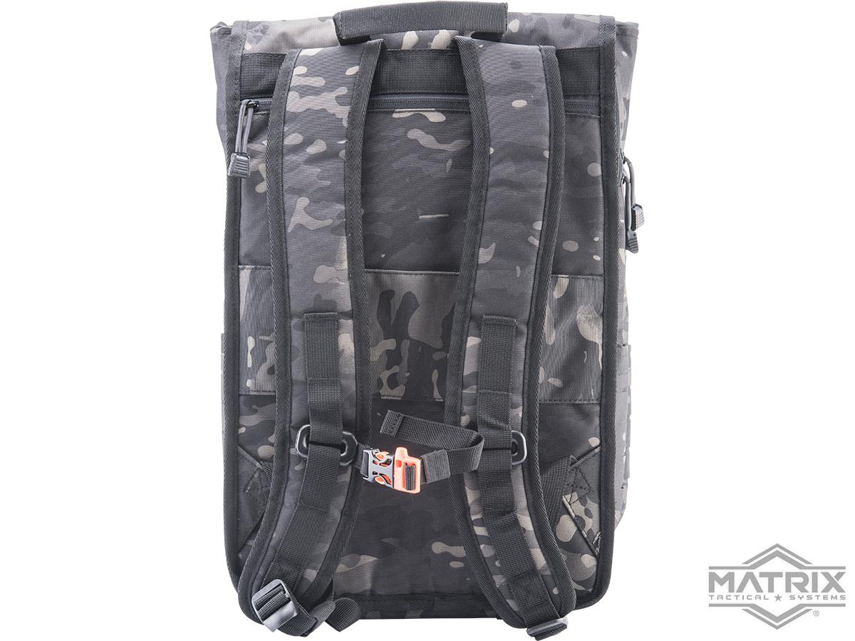 Matrix 40L Laser Cut Large Flap Tactical Backpack (Color OCP Black